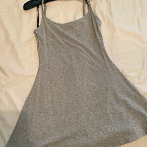 Cotton Grey Athleisure Dress